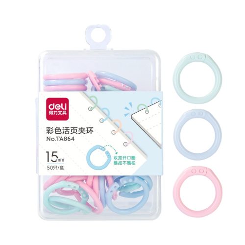 Loose Leaf TA864
15mm:50 pces
Deli