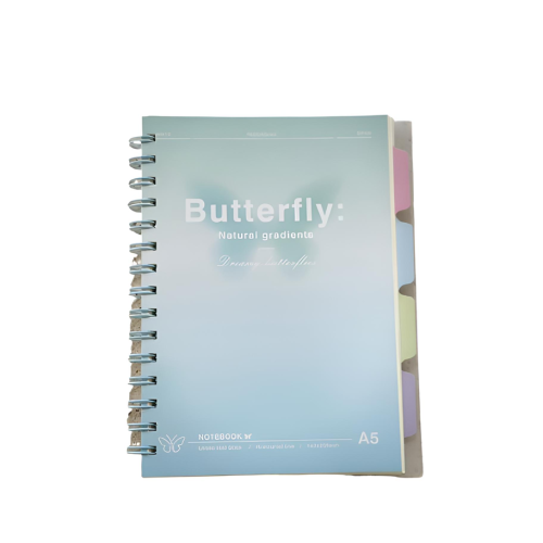 Spiral Notebook ZH-2569
A5: butterfly
MeliMelo