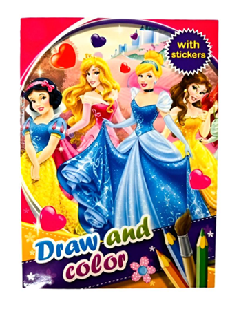 Coloring Book A4-10-59
Draw and color with stickers
MeliMelo