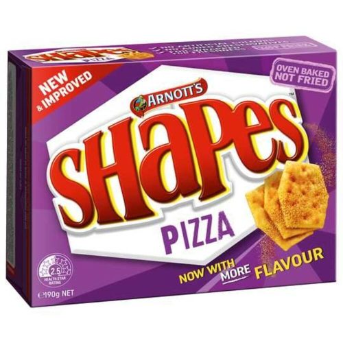 Shapes
190g Original Pizza
Arnotts