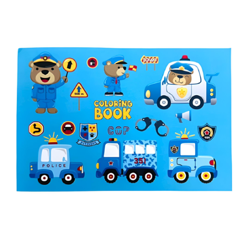 Coloring Book TS-A5-16116-3
A5 Mikirei Cop, Work Zone, Mechanic
MeliMelo