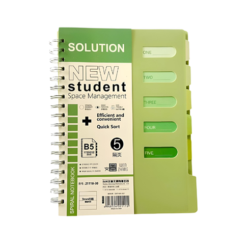 Notebook Spiral Laike 21118
B5:Index: Solution
MeliMelo