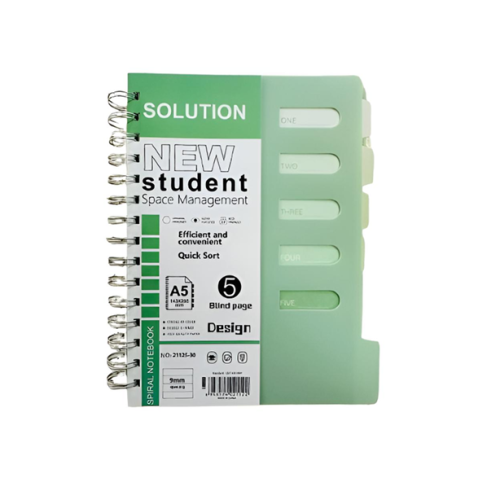 Spiral Notebook Laike 2115
A5:Index Solution
MeliMelo