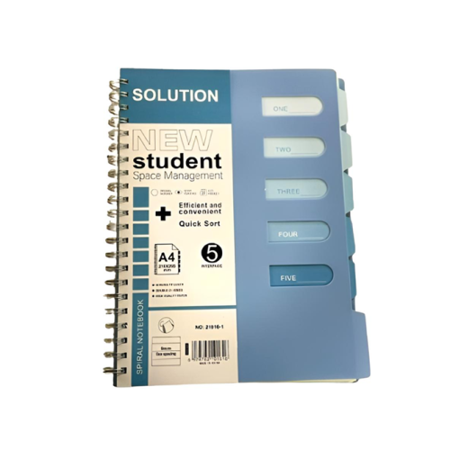 Notebook Spiral Laike 21016
A4 Index Solution
MeliMelo