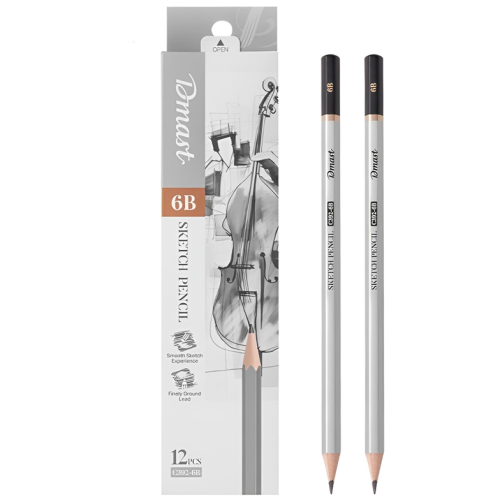 Sketch Pencil C392-6B
6B:pk12
Deli