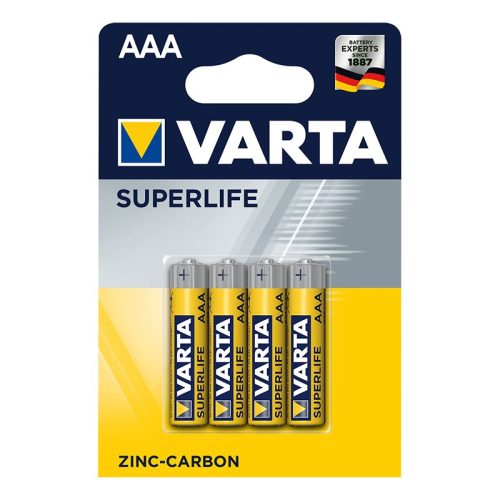 Battery Superlife AAA [Pk 4] 2003
AAA [Blister]
Varta