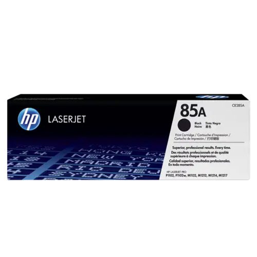 Laserjet Toner CE285A
Black 1600 Pages HP 85A Single Pack
Hewlett Packard