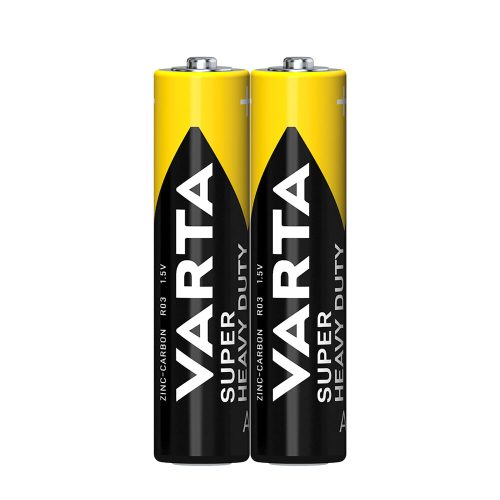 Battery Super Heavy Duty AAA PK 2
AAA
Varta