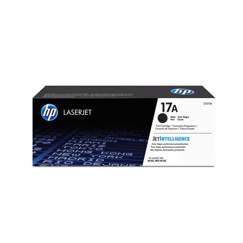HP 17A Toner Ref CF217A
Black
Hewlett Packard