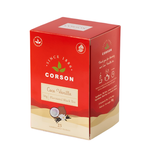 Tea Bags
50g, Coconut [pk 25]
Corson