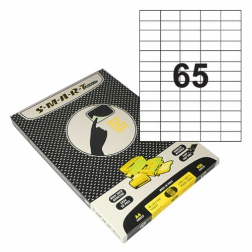 White Labels [Pk 100]
W38*D21.2mm, 65 Labels/A4Sheet
Smart
