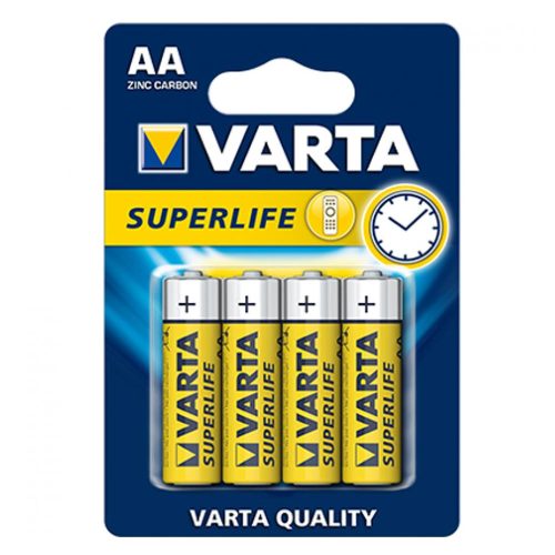 Battery Superlife AA PK 4
AA Blister
Varta
